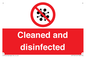IV7154: Cleaned and disinfected