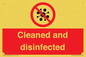 IV7154: Cleaned and disinfected
