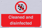 IV7154: Cleaned and disinfected