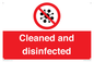 IV7154: Cleaned and disinfected