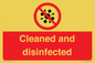 IV7154: Cleaned and disinfected