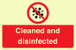 IV7154: Cleaned and disinfected