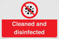 IV7154: Cleaned and disinfected