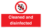 IV7154: Cleaned and disinfected