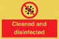 IV7154: Cleaned and disinfected