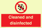 IV7154: Cleaned and disinfected