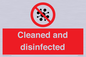 IV7154: Cleaned and disinfected