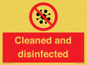 IV7154: Cleaned and disinfected