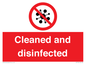 IV7154: Cleaned and disinfected