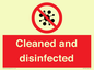 IV7154: Cleaned and disinfected