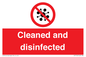 IV7154: Cleaned and disinfected