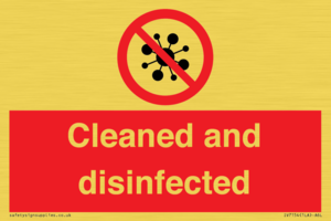 IV7154: Cleaned and disinfected