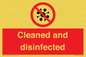 IV7154: Cleaned and disinfected