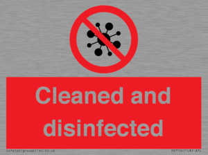 IV7154: Cleaned and disinfected