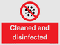 IV7154: Cleaned and disinfected