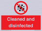 IV7154: Cleaned and disinfected