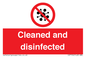 IV7154: Cleaned and disinfected