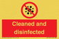 IV7154: Cleaned and disinfected