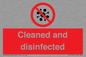 IV7154: Cleaned and disinfected