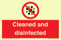 IV7154: Cleaned and disinfected