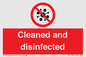 IV7154: Cleaned and disinfected