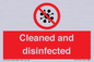 IV7154: Cleaned and disinfected
