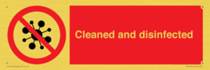 IV7154: Cleaned and disinfected