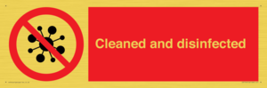 IV7154: Cleaned and disinfected