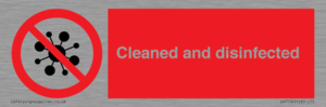 IV7154: Cleaned and disinfected