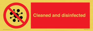 IV7154: Cleaned and disinfected