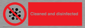 IV7154: Cleaned and disinfected