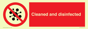 IV7154: Cleaned and disinfected