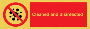 IV7154: Cleaned and disinfected