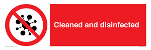 IV7154: Cleaned and disinfected