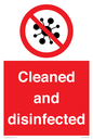 IV7154: Cleaned and disinfected