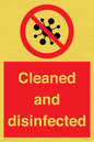 IV7154: Cleaned and disinfected