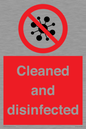 IV7154: Cleaned and disinfected