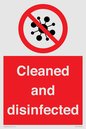IV7154: Cleaned and disinfected
