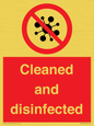 IV7154: Cleaned and disinfected