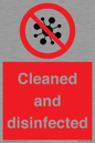 IV7154: Cleaned and disinfected