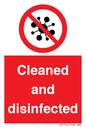IV7154: Cleaned and disinfected