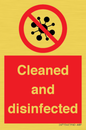 IV7154: Cleaned and disinfected