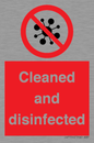 IV7154: Cleaned and disinfected
