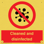 IV7154: Cleaned and disinfected