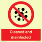IV7154: Cleaned and disinfected