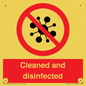 IV7154: Cleaned and disinfected