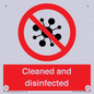 IV7154: Cleaned and disinfected
