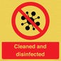IV7154: Cleaned and disinfected