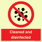 IV7154: Cleaned and disinfected