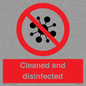 IV7154: Cleaned and disinfected